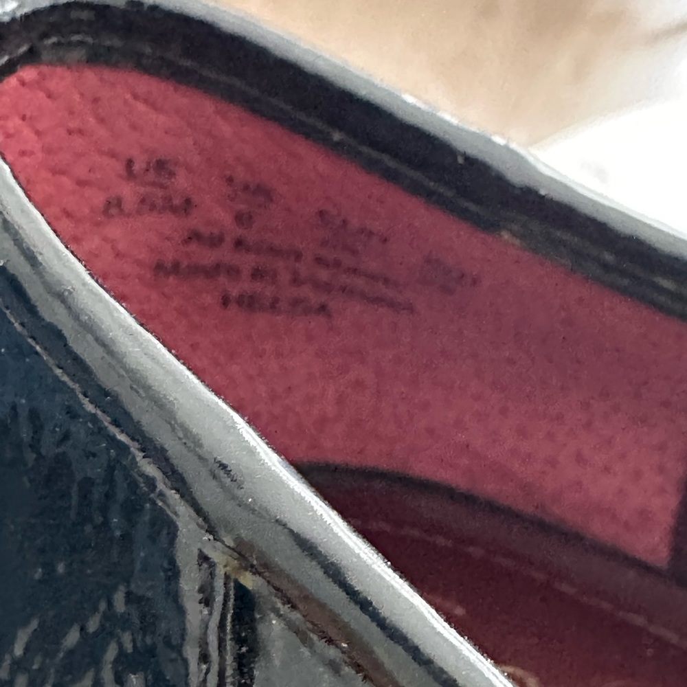 Franco Sarto Black Flats with Classic Penny Design Size 8.5 - Picture 6 of 8